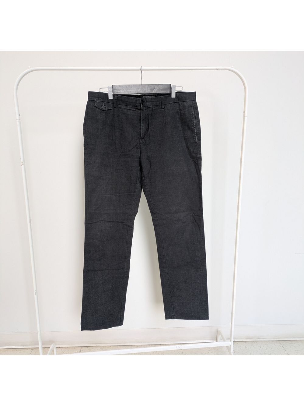 RW& CO Men's Grey/Black Dress Pants